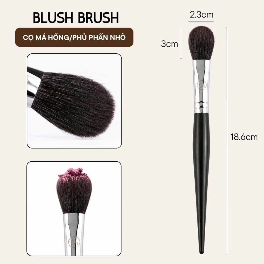 Cọ Má Hồng BH Cosmetics Blush Brush BH917